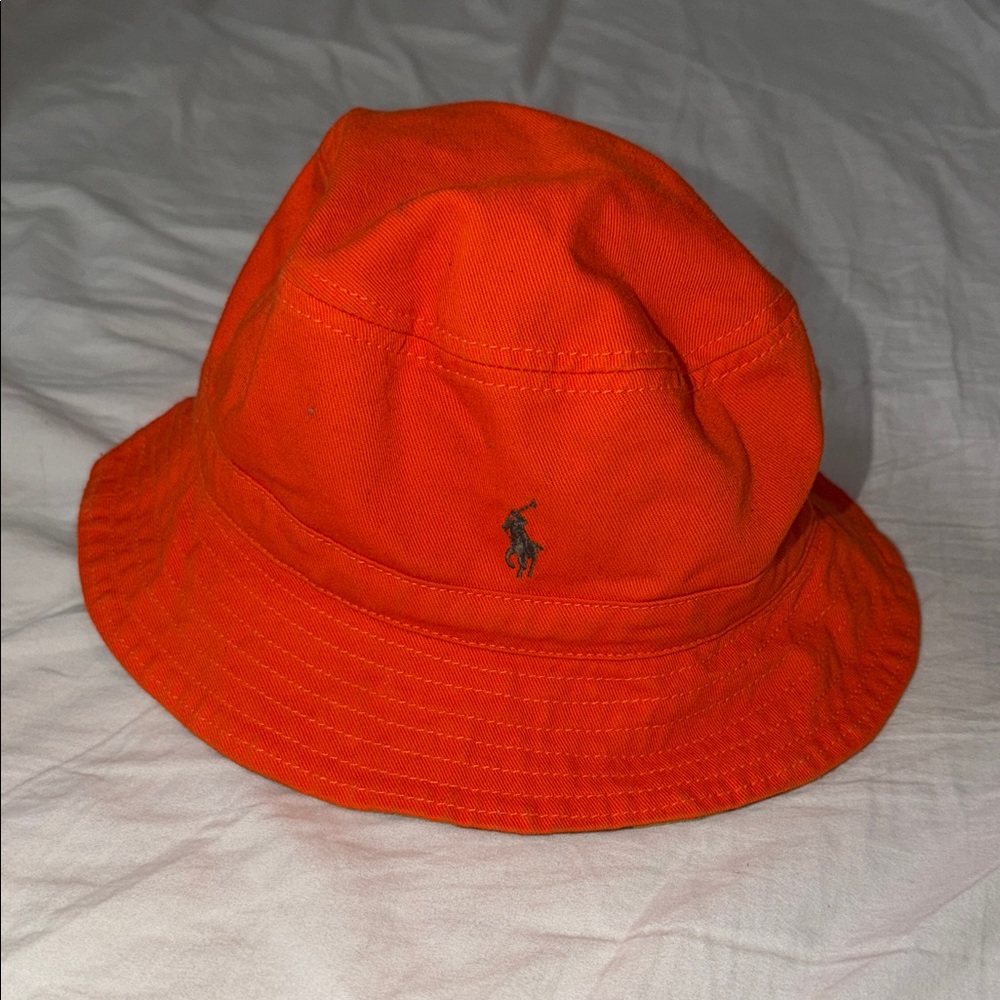 Polo by Ralph Lauren Reversible Kids Bright Orange Hat